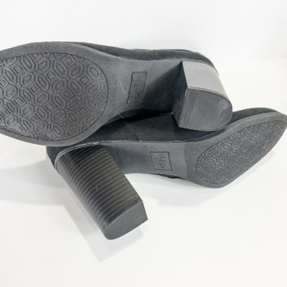 Style & Co Saraa Slouch Mid-shaft Boots Black -11 - Picture 5 of 5